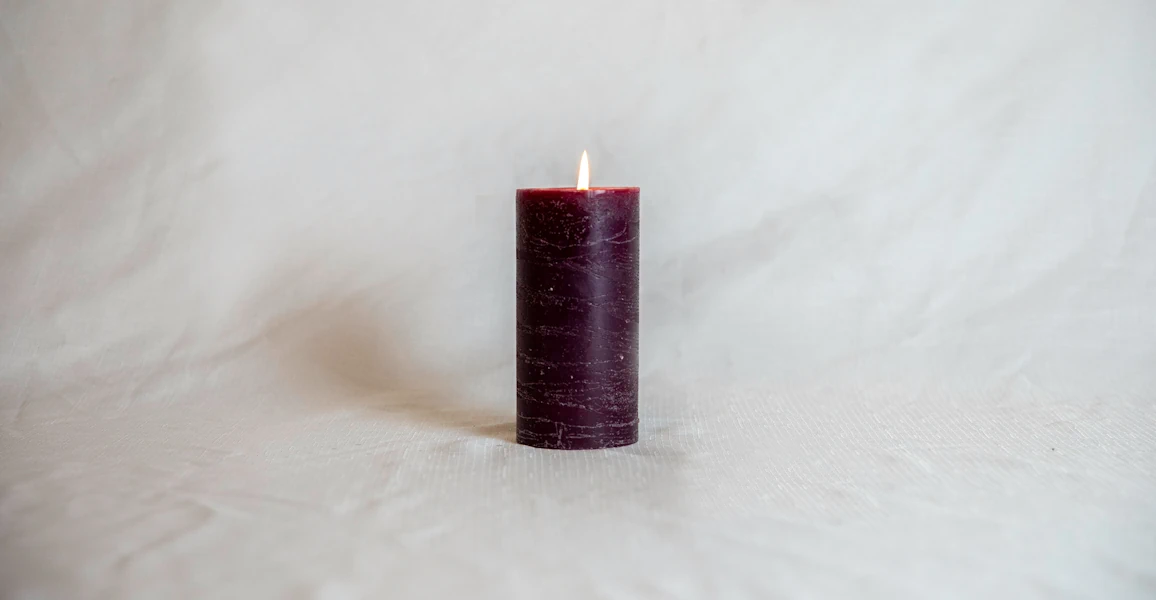 Vela de lavanda